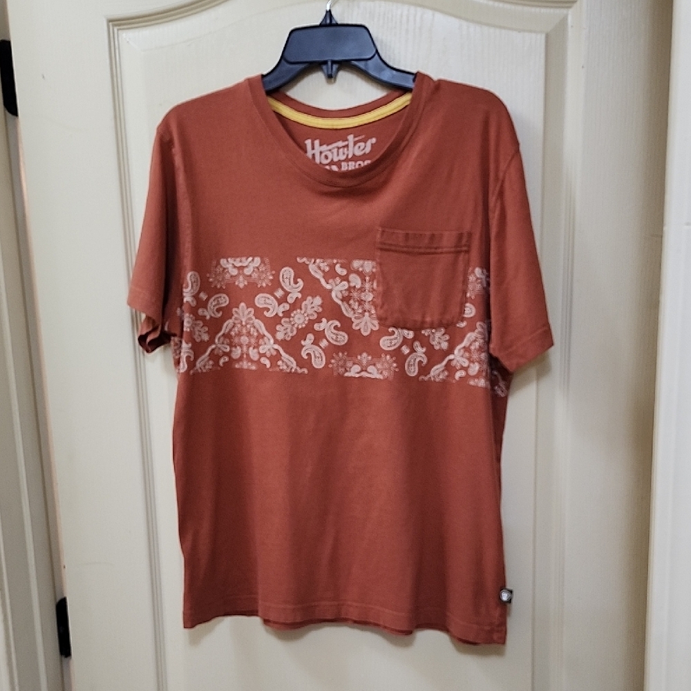 HOWLER BROTHERS MEN'S RUST T-SHIRT